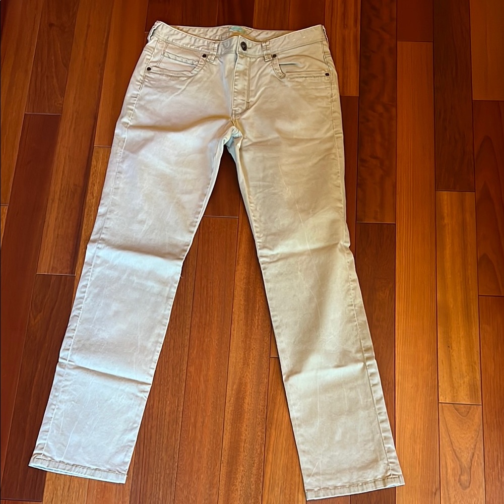 Tommy Bahama Cream Straight Cut Jeans